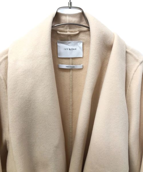IVY&OAK（・）IVY&OAK (・) BEAMS (ビームス) 別注ウールガウンコート ベージュ サイズ:38の古着・服飾アイテム