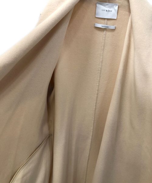IVY&OAK（・）IVY&OAK (・) BEAMS (ビームス) 別注ウールガウンコート ベージュ サイズ:38の古着・服飾アイテム