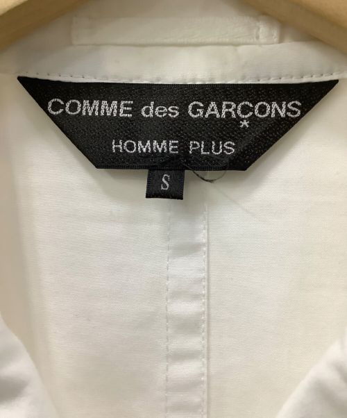 COMME des GARCONS HOMME PLUS（コムデギャルソンオムプリュス）COMME des GARCONS HOMME PLUS (コムデギャルソンオムプリュス) Pコート ホワイト サイズ:Sの古着・服飾アイテム