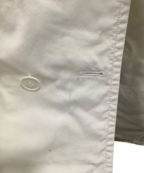 COMME des GARCONS HOMME PLUS（コムデギャルソンオムプリュス）COMME des GARCONS HOMME PLUS (コムデギャルソンオムプリュス) Pコート ホワイト サイズ:Sの古着・服飾アイテム