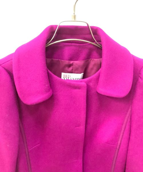 RED VALENTINO（レッドヴァレンティノ）RED VALENTINO (レッドヴァレンティノ) コート パープル サイズ:38（160/80A）の古着・服飾アイテム