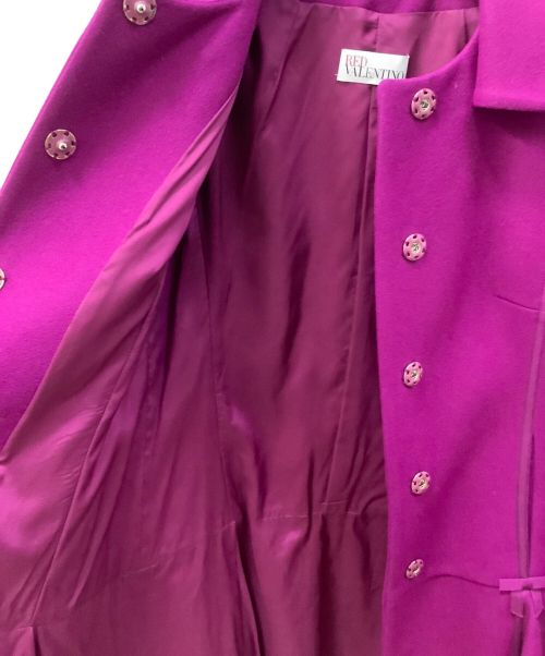 RED VALENTINO（レッドヴァレンティノ）RED VALENTINO (レッドヴァレンティノ) コート パープル サイズ:38（160/80A）の古着・服飾アイテム