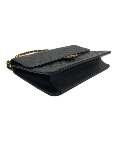 CHANEL（シャネル）CHANEL (シャネル) チェーンショルダーバッグ ブラックの古着・服飾アイテム