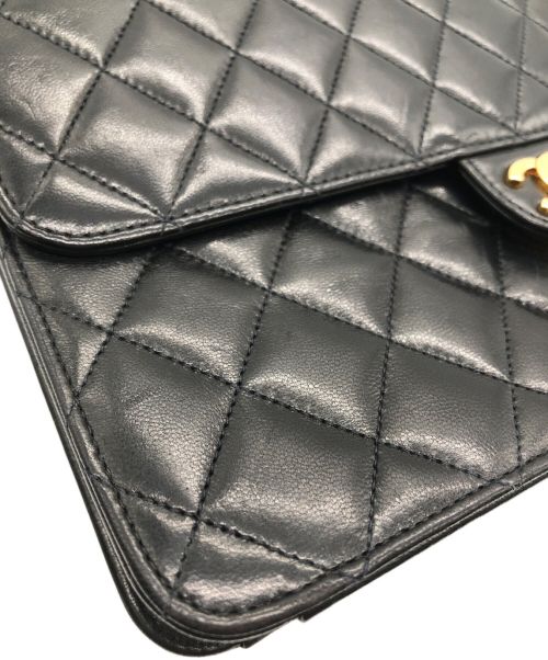CHANEL（シャネル）CHANEL (シャネル) チェーンショルダーバッグ ブラックの古着・服飾アイテム