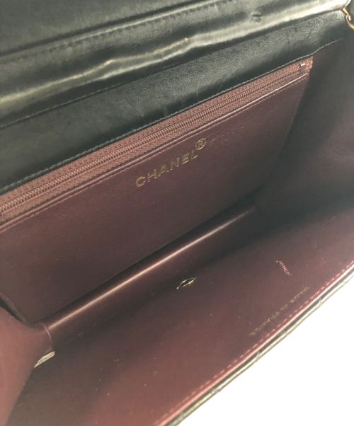 CHANEL（シャネル）CHANEL (シャネル) チェーンショルダーバッグ ブラックの古着・服飾アイテム