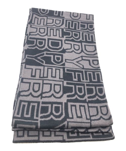 FRED PERRY（フレッドペリー）FRED PERRY (フレッドペリー) マフラー グレー×ブラックの古着・服飾アイテム