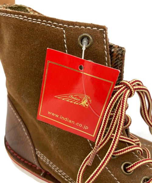 INDIAN（インディアン）INDIAN (インディアン) ブーツ ブラウン サイズ:27.0cmの古着・服飾アイテム