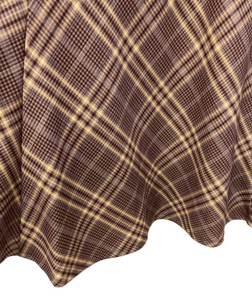 JUSGLITTY（ジャスグリッティー）JUSGLITTY (ジャスグリッティー) スカート ブラウン サイズ:2 未使用品の古着・服飾アイテム