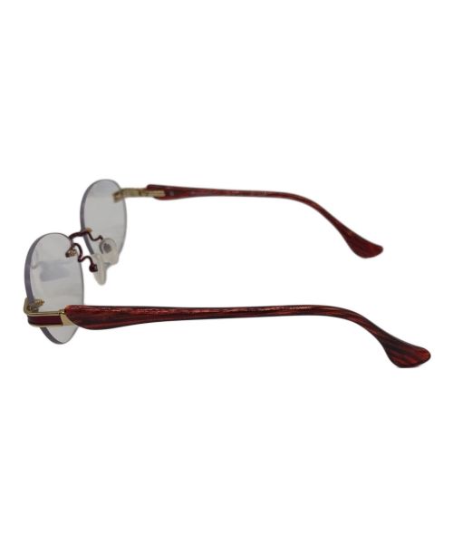 eyebrella（アイブレラ）eyebrella (アイブレラ) 伊達眼鏡 レッドの古着・服飾アイテム