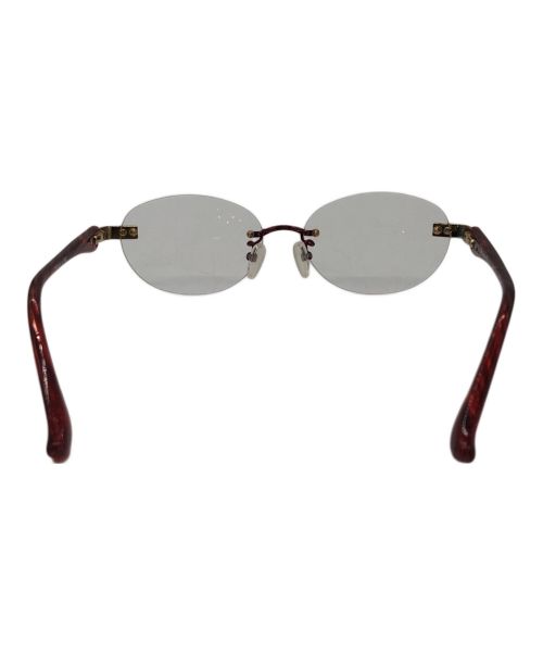 eyebrella（アイブレラ）eyebrella (アイブレラ) 伊達眼鏡 レッドの古着・服飾アイテム