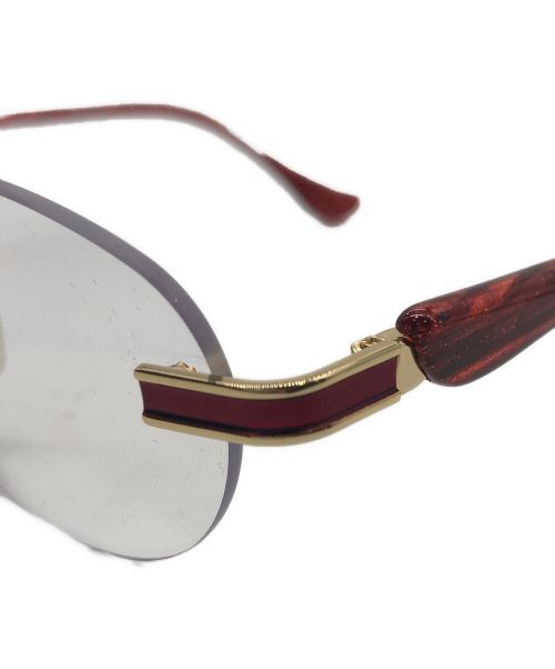 eyebrella（アイブレラ）eyebrella (アイブレラ) 伊達眼鏡 レッドの古着・服飾アイテム