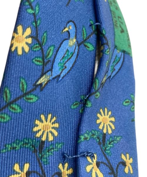 HERMES（エルメス）HERMES (エルメス) ネクタイ ブルー×イエロー サイズ:不明の古着・服飾アイテム