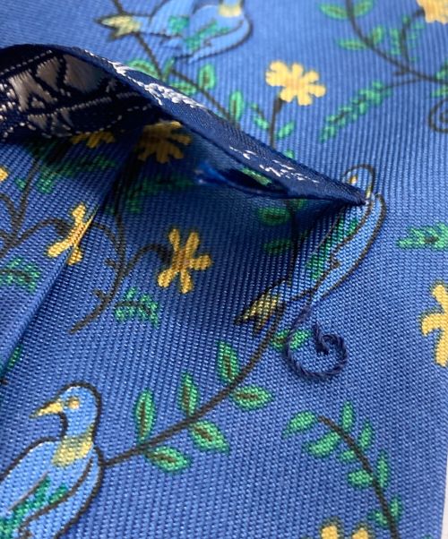 HERMES（エルメス）HERMES (エルメス) ネクタイ ブルー×イエロー サイズ:不明の古着・服飾アイテム