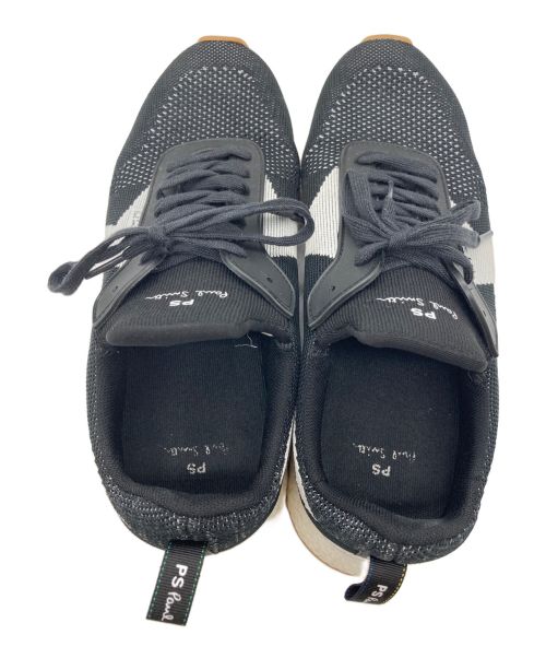 PS Paul Smith（ＰＳポールスミス）PS Paul Smith (ＰＳポールスミス) スニーカー ブラック×ホワイト サイズ:26cm（US9）の古着・服飾アイテム