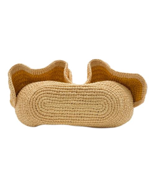 LOEWE（ロエベ）LOEWE (ロエベ) ポシェットバッグ ナチュラル×ブラウンの古着・服飾アイテム