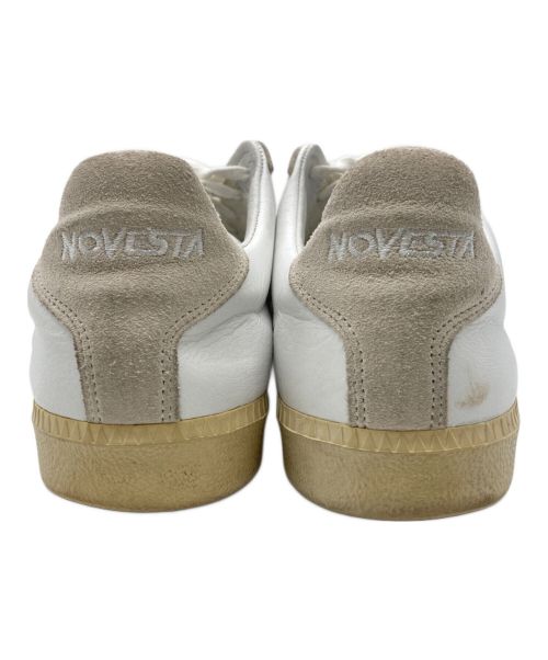 NOVESTA（ノベスタ）NOVESTA (ノベスタ) ジャーマントレーナー ホワイト×ベージュ サイズ:UK 8の古着・服飾アイテム