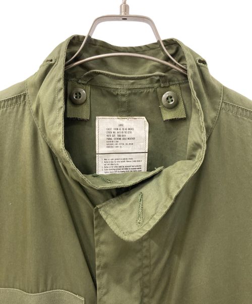 US ARMY（ユーエスアーミー）US ARMY (ユーエスアーミー) モッズコート カーキ サイズ:LARGEの古着・服飾アイテム