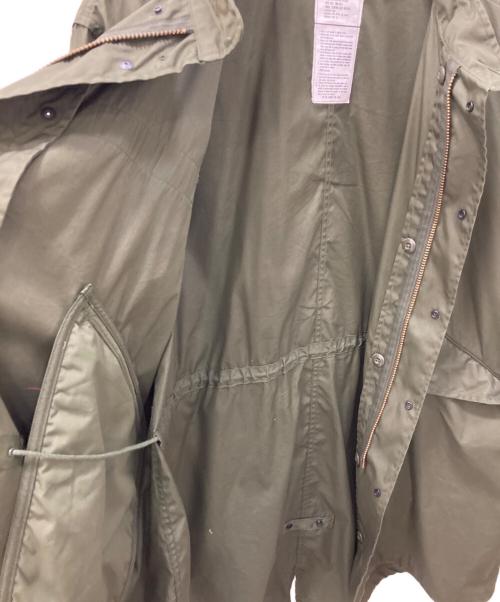 US ARMY（ユーエスアーミー）US ARMY (ユーエスアーミー) モッズコート カーキ サイズ:LARGEの古着・服飾アイテム
