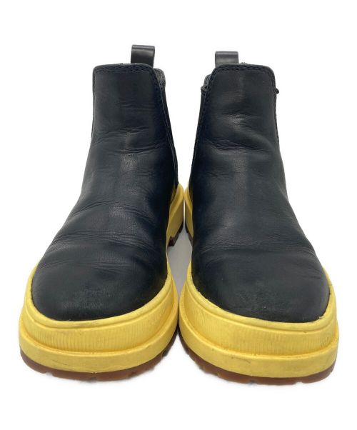 CAMPER（カンペール）CAMPER (カンペール) チェルシーブーツ ブラック×イエロー サイズ:22.5cm（35）の古着・服飾アイテム