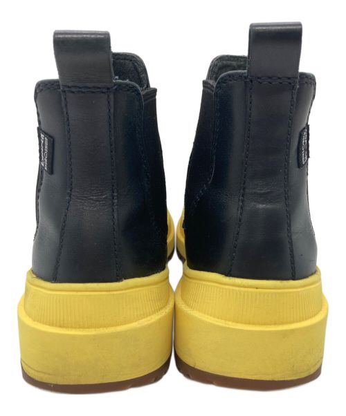 CAMPER（カンペール）CAMPER (カンペール) チェルシーブーツ ブラック×イエロー サイズ:22.5cm（35）の古着・服飾アイテム