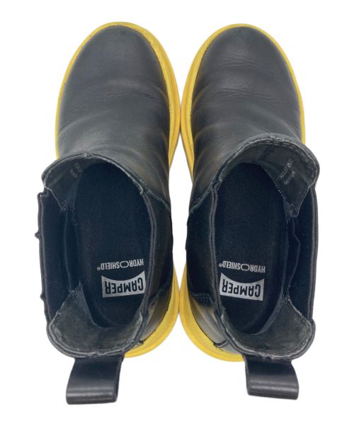 CAMPER（カンペール）CAMPER (カンペール) チェルシーブーツ ブラック×イエロー サイズ:22.5cm（35）の古着・服飾アイテム