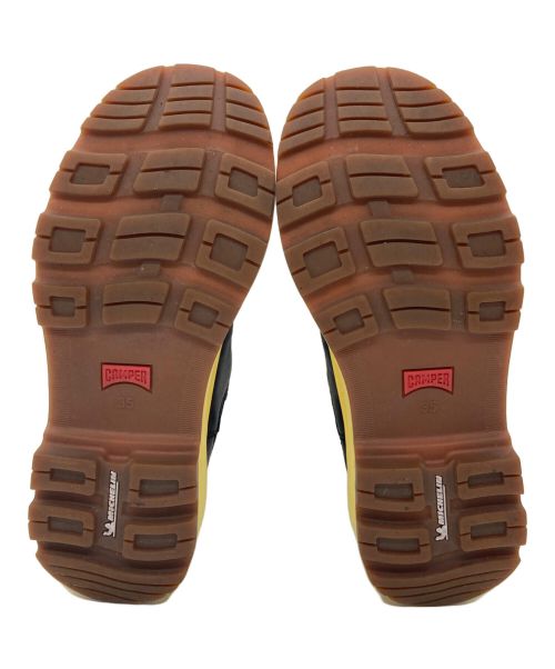 CAMPER（カンペール）CAMPER (カンペール) チェルシーブーツ ブラック×イエロー サイズ:22.5cm（35）の古着・服飾アイテム