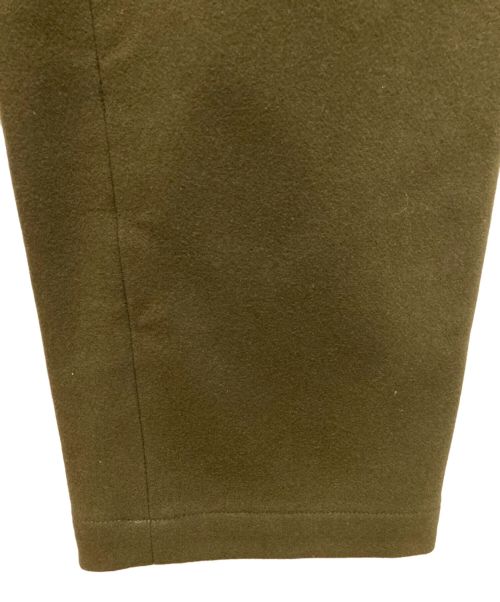 COMOLI（コモリ）COMOLI (コモリ) フェルトン ベルテッド ワイド パンツ ブラウン サイズ:1の古着・服飾アイテム