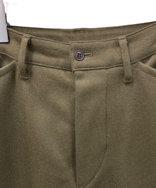 COMOLI（コモリ）COMOLI (コモリ) フェルトン ベルテッド ワイド パンツ ブラウン サイズ:1の古着・服飾アイテム