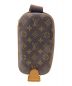 LOUIS VUITTON (ルイ ヴィトン) ポシェットガンジュ ブラウン：75000円