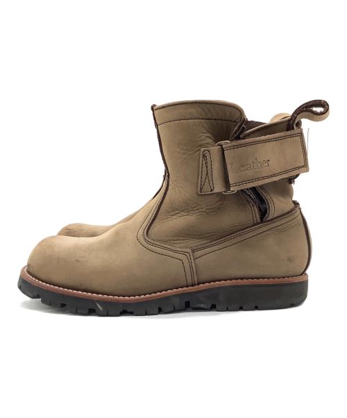 KADOYA（カドヤ）KADOYA (カドヤ) ハーフブーツ ブラウン サイズ:23 1/2の古着・服飾アイテム