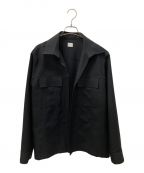 kaikoカイコー）の古着「ボタンレスブルゾン」｜ブラック