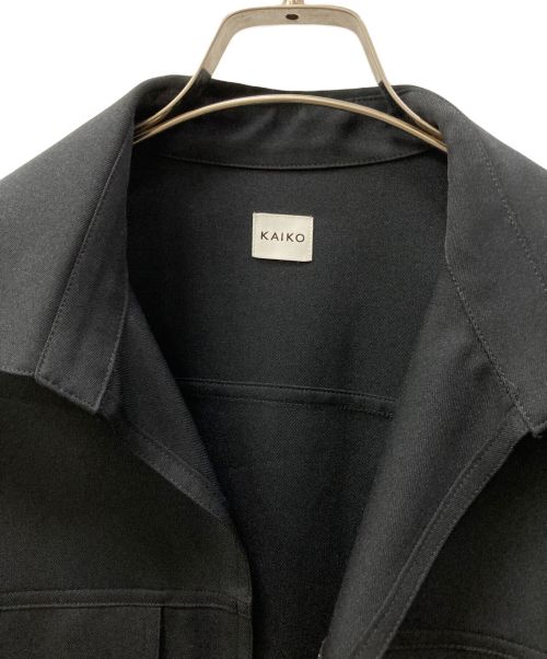 kaiko（カイコー）kaiko (カイコー) ボタンレスブルゾン ブラック サイズ:M（2）の古着・服飾アイテム