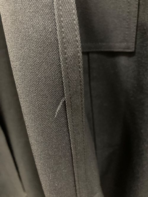 kaiko（カイコー）kaiko (カイコー) ボタンレスブルゾン ブラック サイズ:M（2）の古着・服飾アイテム