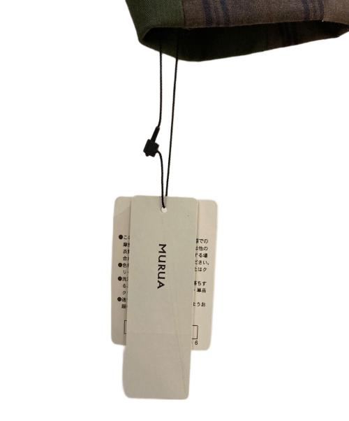 MURUA（ムルーア）MURUA (ムルーア) ロングコート グリーン×ブラウン サイズ:Free 未使用品の古着・服飾アイテム