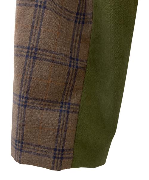 MURUA（ムルーア）MURUA (ムルーア) ロングコート グリーン×ブラウン サイズ:Free 未使用品の古着・服飾アイテム