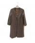 MURUA（ムルーア）の古着「ロングコート」｜グリーン×ブラウン