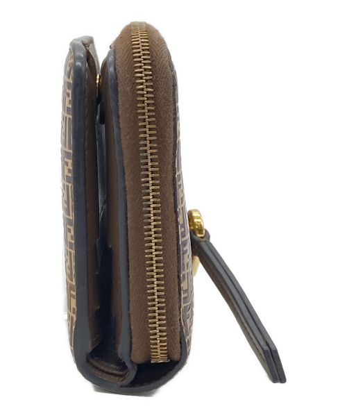 FENDI（フェンディ）FENDI (フェンディ) 2つ折り財布 ブラウンの古着・服飾アイテム