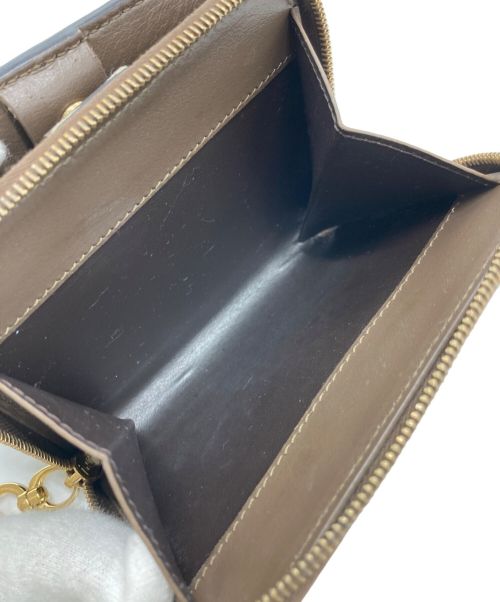 FENDI（フェンディ）FENDI (フェンディ) 2つ折り財布 ブラウンの古着・服飾アイテム