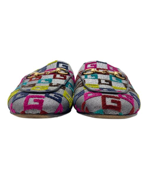 GUCCI（グッチ）GUCCI (グッチ) ホースビットミュール マルチカラー サイズ:36 1/2の古着・服飾アイテム