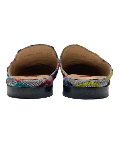 GUCCI（グッチ）GUCCI (グッチ) ホースビットミュール マルチカラー サイズ:36 1/2の古着・服飾アイテム