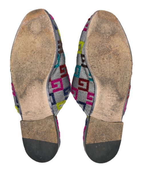 GUCCI（グッチ）GUCCI (グッチ) ホースビットミュール マルチカラー サイズ:36 1/2の古着・服飾アイテム