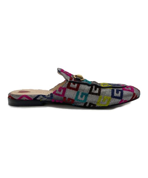 GUCCI（グッチ）GUCCI (グッチ) ホースビットミュール マルチカラー サイズ:36 1/2の古着・服飾アイテム
