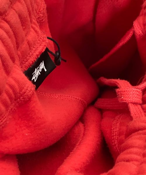 stussy（ステューシー）stussy (ステューシー) スウェットパンツ レッド サイズ:Mの古着・服飾アイテム