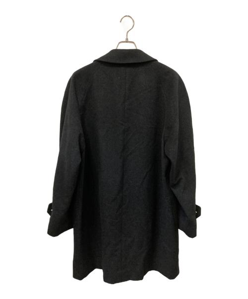 Kinloch Anderson（キンロックアンダーソン）Kinloch Anderson (キンロックアンダーソン) ウールコート ブラック サイズ:Lの古着・服飾アイテム