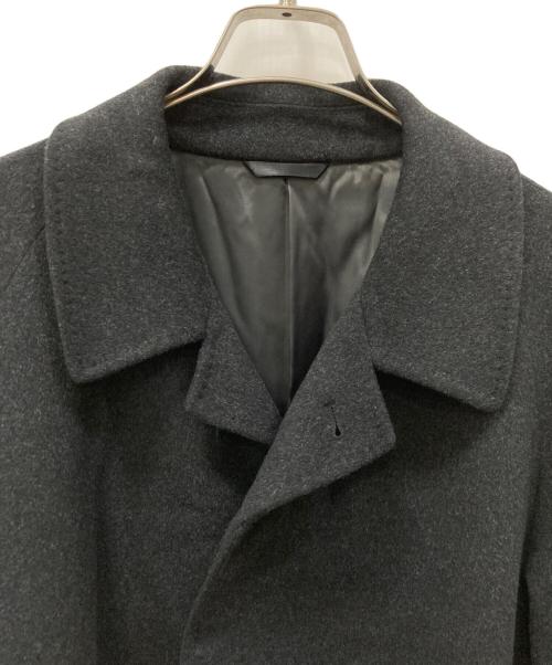 Kinloch Anderson（キンロックアンダーソン）Kinloch Anderson (キンロックアンダーソン) ウールコート ブラック サイズ:Lの古着・服飾アイテム