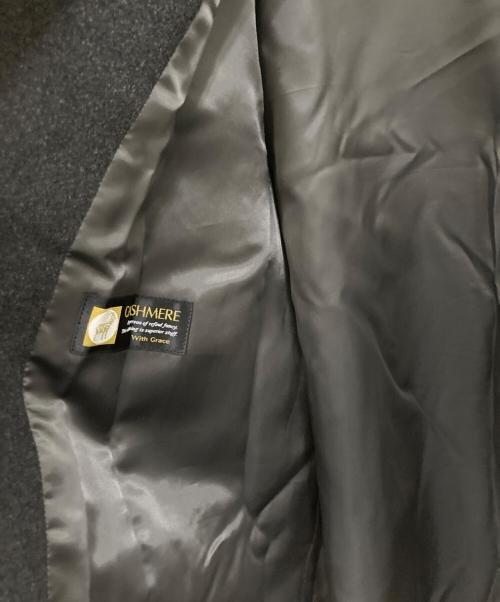 Kinloch Anderson（キンロックアンダーソン）Kinloch Anderson (キンロックアンダーソン) ウールコート ブラック サイズ:Lの古着・服飾アイテム