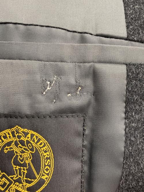 Kinloch Anderson（キンロックアンダーソン）Kinloch Anderson (キンロックアンダーソン) ウールコート ブラック サイズ:Lの古着・服飾アイテム