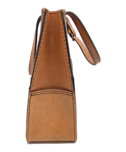 calen blosso（カレンブロッソ）Calen Blosso (カレンブロッソ) トートバッグ ブラウンの古着・服飾アイテム