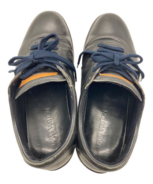 LOUIS VUITTON（ルイ ヴィトン）LOUIS VUITTON (ルイ ヴィトン) ローカットスニーカー ブラック サイズ:7　1/2の古着・服飾アイテム