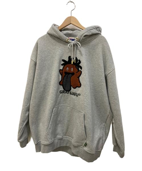 GRAF&WU（グラフアンドユー）GRAF&WU (グラフアンドユー) プルオーバーパーカー グレー サイズ:XLサイズの古着・服飾アイテム